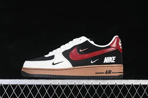 All categories Nk Air Force 1 Air Force series Nk Air Force 1 Low Air Force low-top Nike Air Force 1'07 Low White, red and black color splicing Air Force 1 low-top casual sneakers IM3378-122